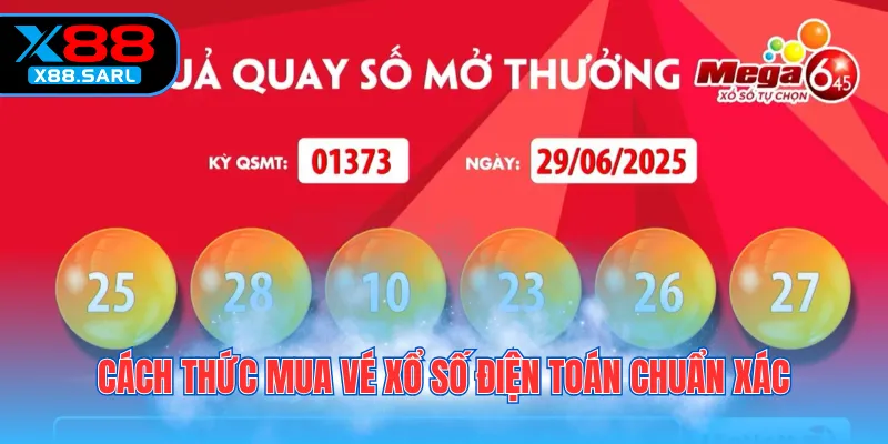 Cách thức mua vé xổ số điện toán chuẩn xác