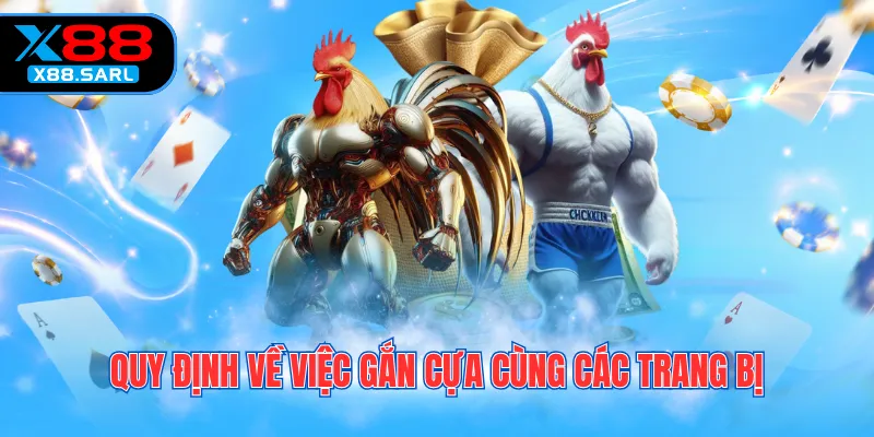 Quy định về việc gắn cựa cùng các trang bị